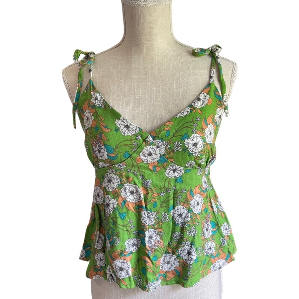 NWOT Big Water Blue Sky Babydoll Camisole Top
